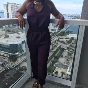 Purple jumpsuit